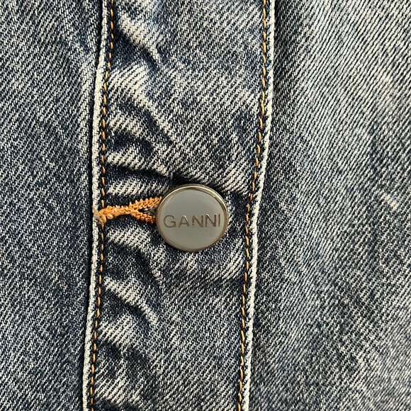 ✨ GANNI Vintage Wash Mini Dress ✨ - Picture 5 of 6